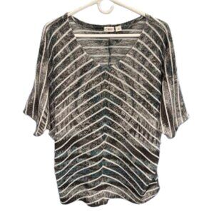 Cato Striped Dolman Sleeve Top – Size M